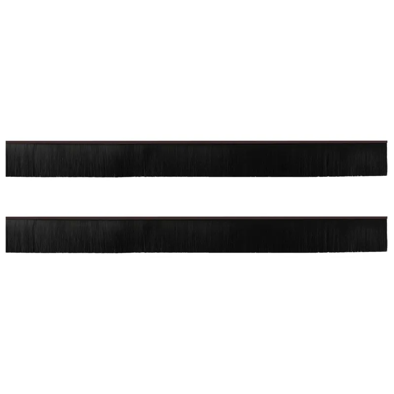 Savarankiškai klijuojami durų šepetėlių sandarikliai 2 pcs Ruda