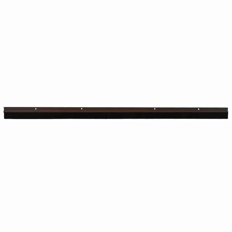 Sukabinamų durų šepetėlių sandarikliai 2 pcs Ruda 100 cm
