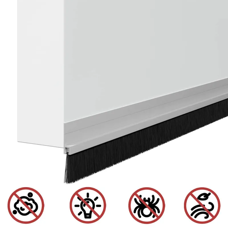 Savarankiškai klijuojami durų šepetėlių sandarikliai 2 pcs