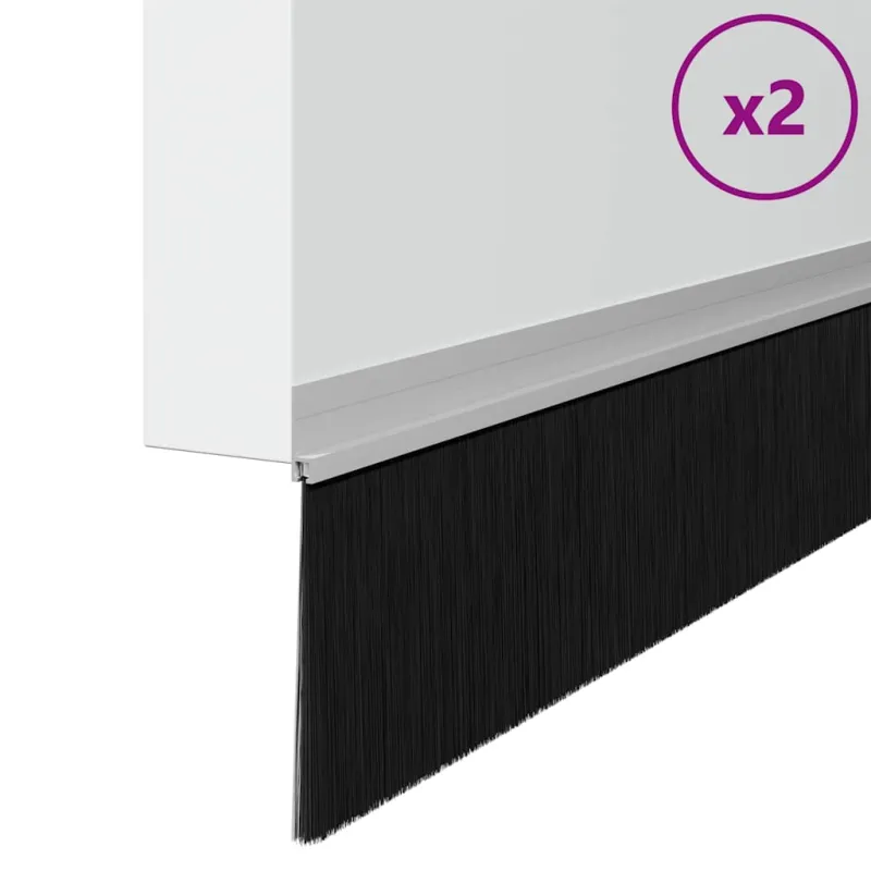Savarankiškai klijuojami durų šepetėlių sandarikliai 2 pcs