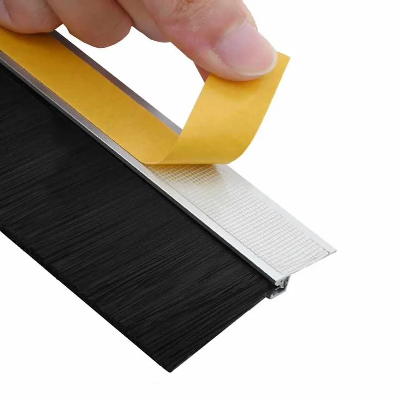 Savarankiškai klijuojami durų šepetėlių sandarikliai 12 pcs