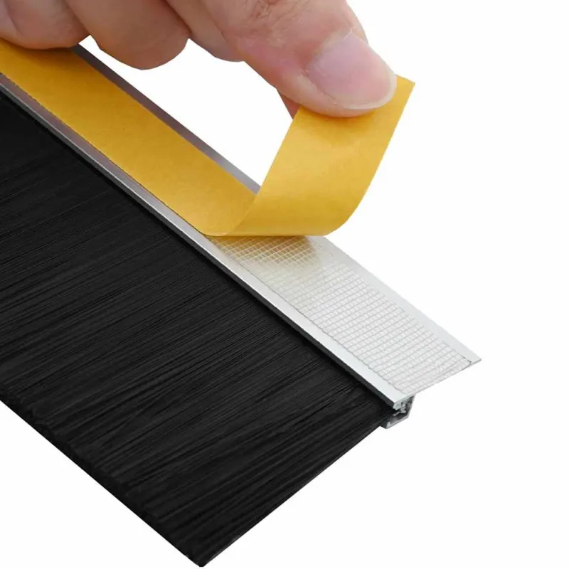 Savarankiškai klijuojami durų šepetėlių sandarikliai 12 pcs