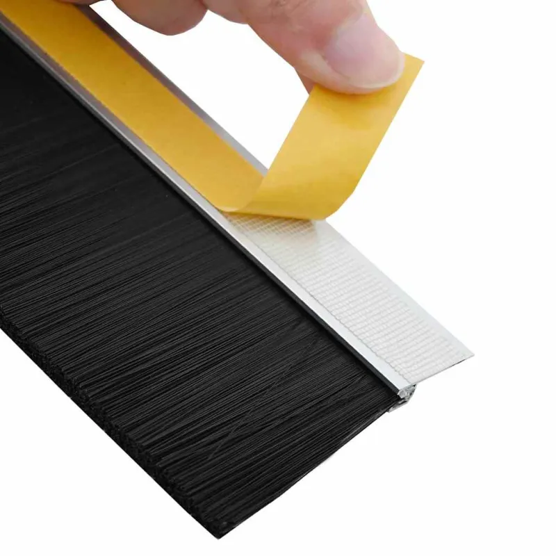 Savarankiškai klijuojami durų šepetėlių sandarikliai 12 pcs