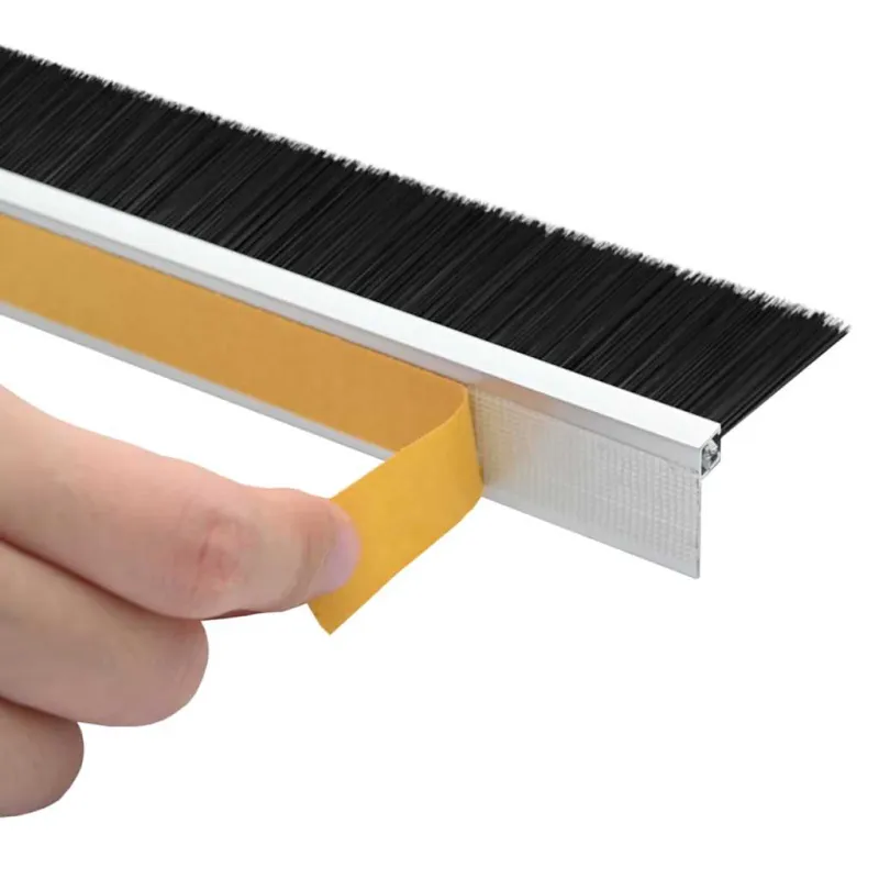 Savarankiškai klijuojami durų šepetėlių sandarikliai 12 pcs