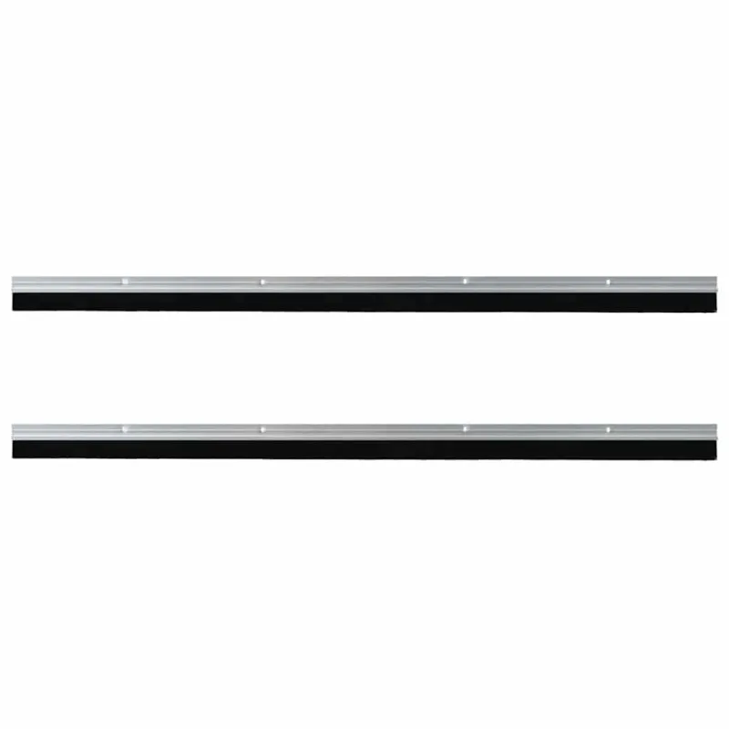 Sukabinamų durų šepetėlių sandarikliai 2 pcs Sidabro 100 cm