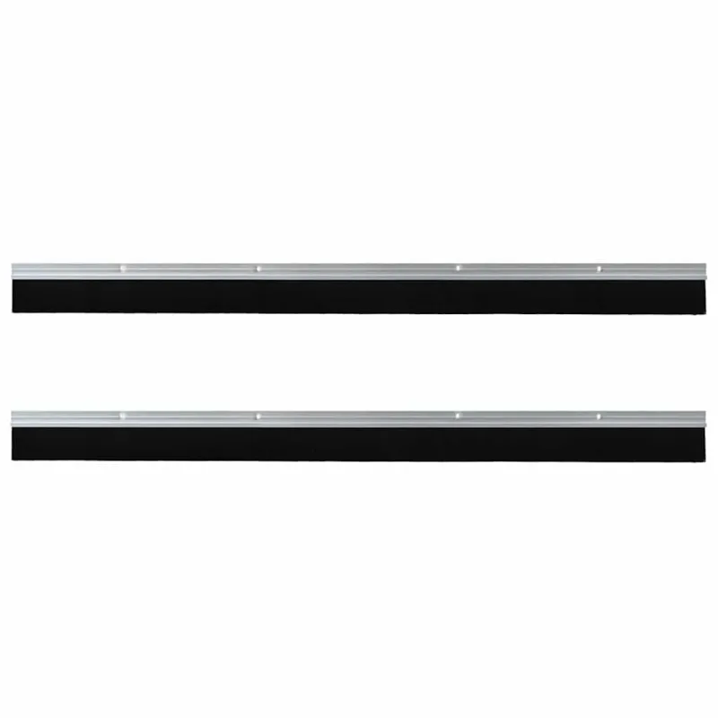 Sukabinamų durų šepetėlių sandarikliai 2 pcs Sidabro 100 cm