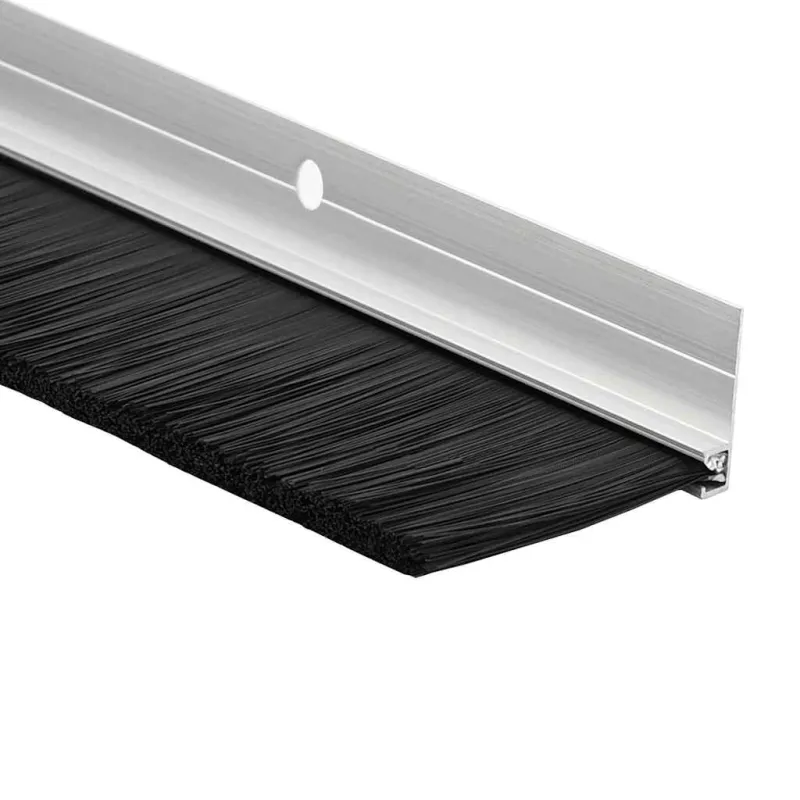 Sukabinamų durų šepetėlių sandarikliai 2 pcs Sidabro 100 cm