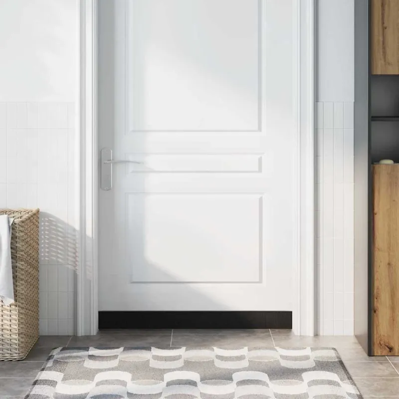 Sukabinamų durų šepetėlių sandarikliai 2 pcs Sidabro 100 cm