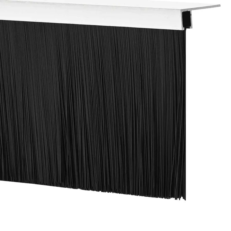 Sukabinamų durų šepetėlių sandarikliai 6 pcs Sidabro 100 cm