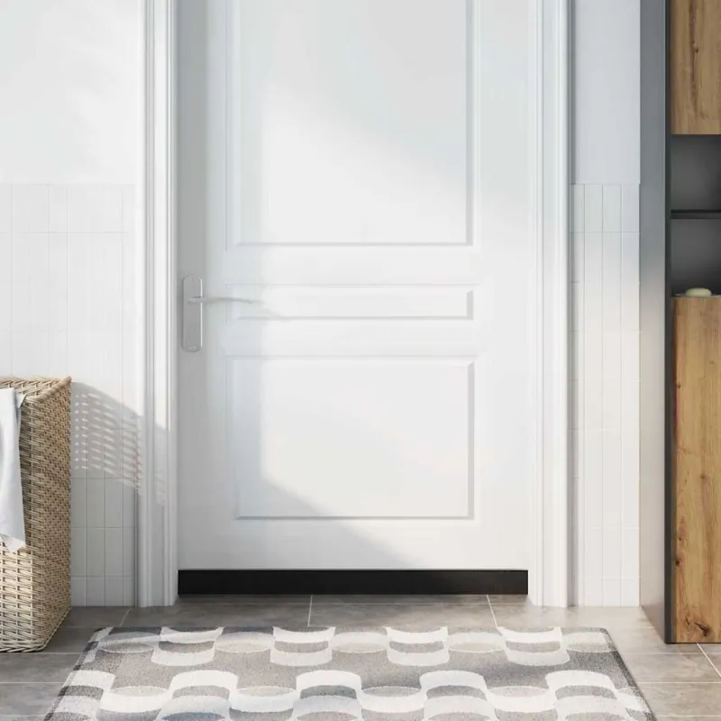 Sukabinamų durų šepetėlių sandarikliai 6 pcs Sidabro 100 cm