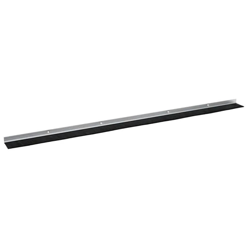 Sukabinamų durų šepetėlių sandarikliai 12 pcs Sidabro 100 cm
