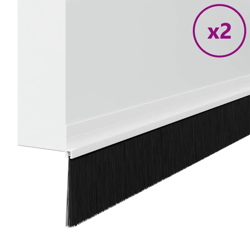Savarankiškai klijuojami durų šepetėlių sandarikliai 2 pcs