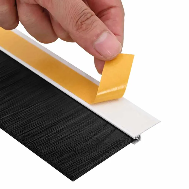 Savarankiškai klijuojami durų šepetėlių sandarikliai 2 pcs