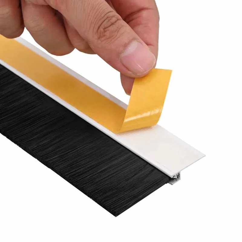 Savarankiškai klijuojami durų šepetėlių sandarikliai 6 pcs
