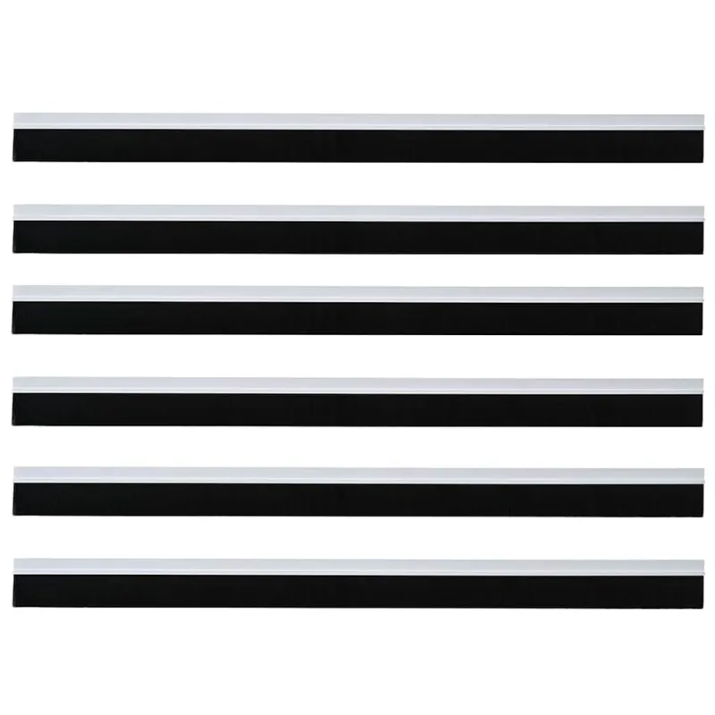 Savarankiškai klijuojami durų šepetėlių sandarikliai 6 pcs
