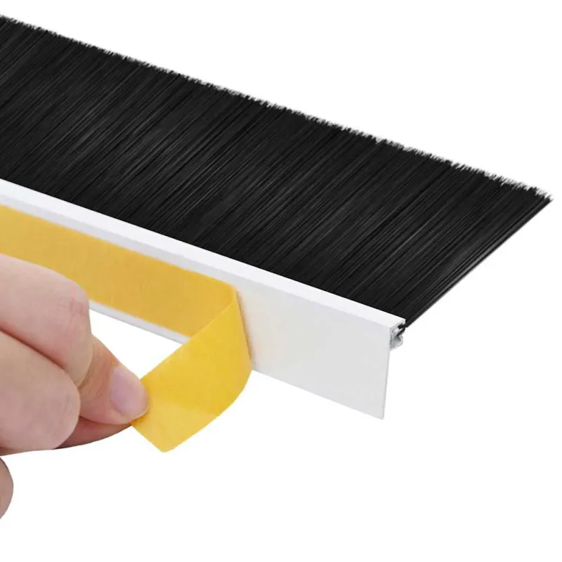 Savarankiškai klijuojami durų šepetėlių sandarikliai 2 pcs
