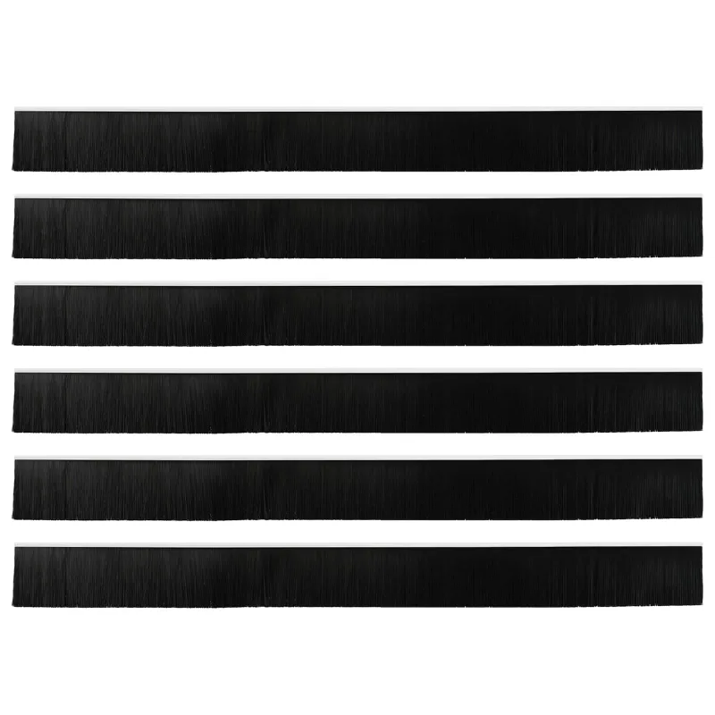 Savarankiškai klijuojami durų šepetėlių sandarikliai 6 pcs