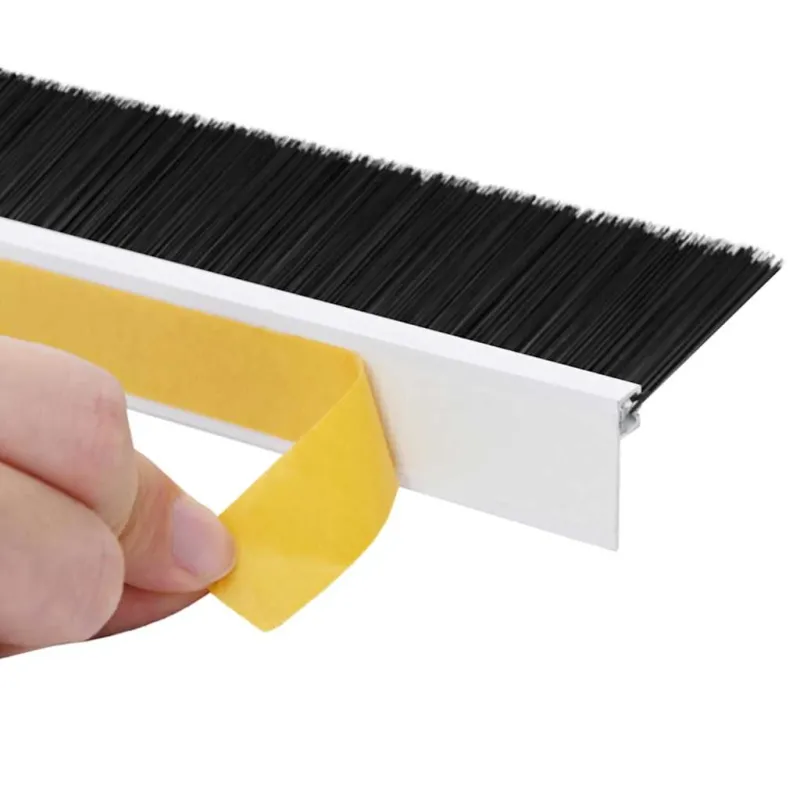 Savarankiškai klijuojami durų šepetėlių sandarikliai 12 pcs