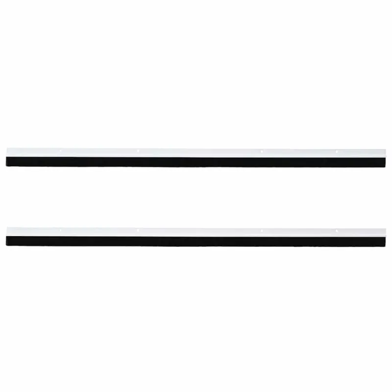 Sukabinamų durų šepetėlių sandarikliai 2 pcs Balta 100 cm