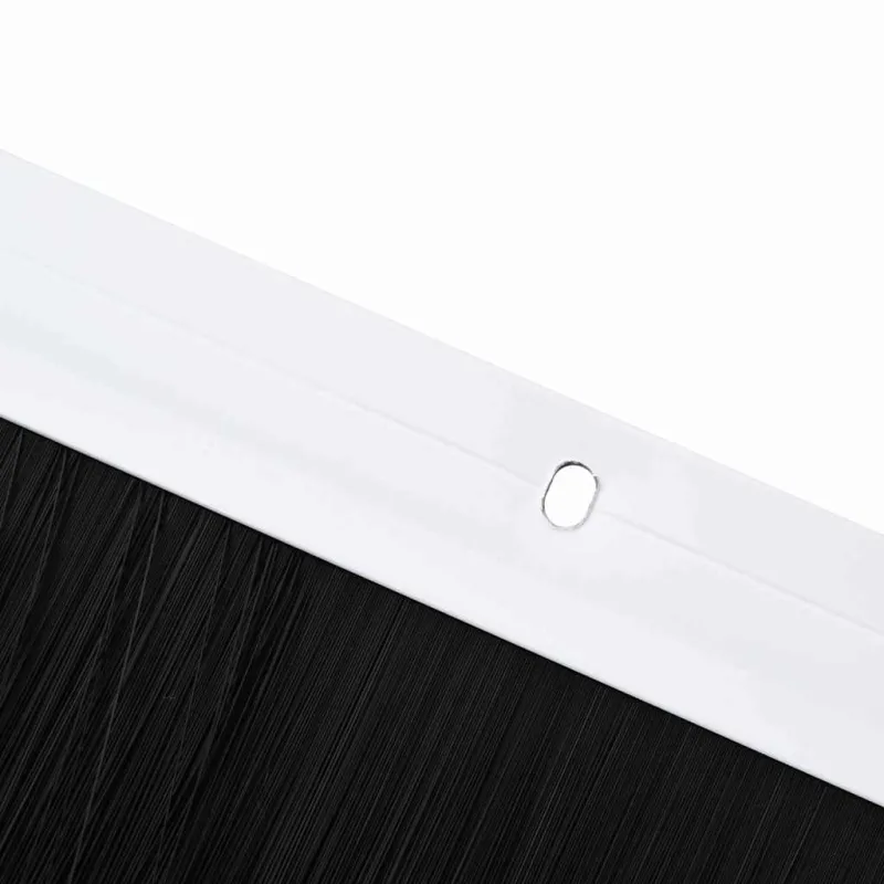 Sukabinamų durų šepetėlių sandarikliai 2 pcs Balta 100 cm