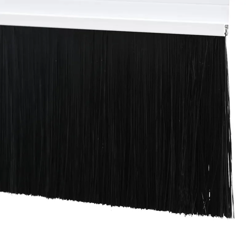 Sukabinamų durų šepetėlių sandarikliai 2 pcs Balta 100 cm