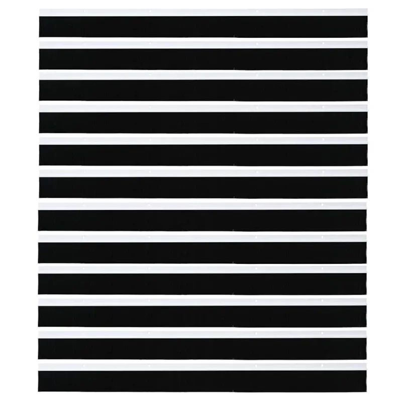 Sukabinamų durų šepetėlių sandarikliai 12 pcs Balta 100 cm