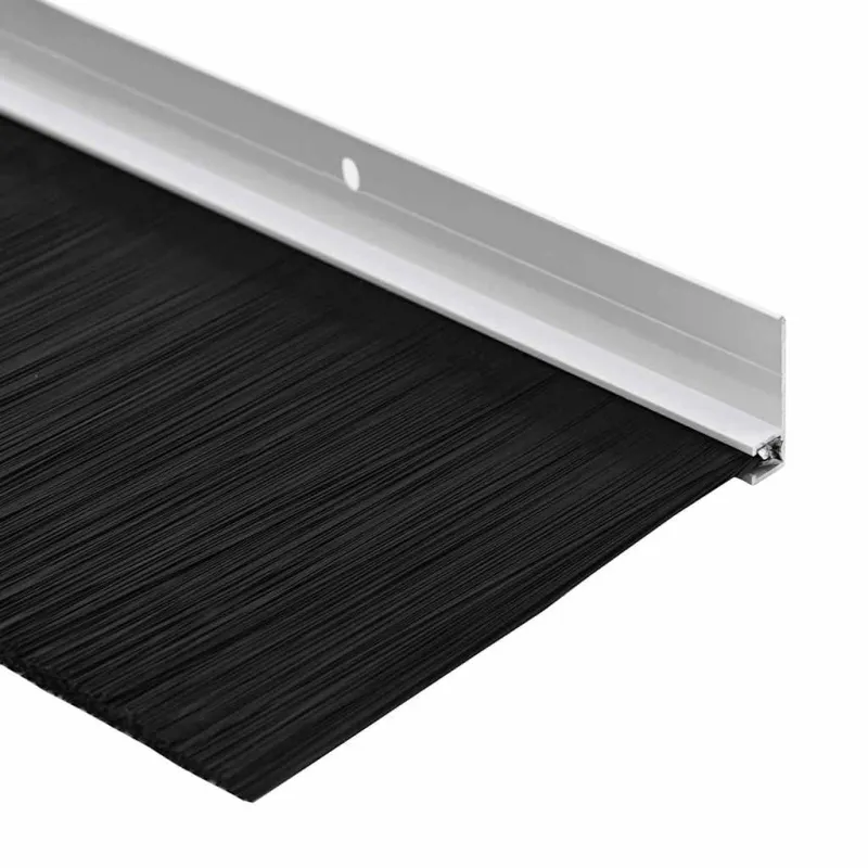Sukabinamų durų šepetėlių sandarikliai 6 pcs Balta 100 cm