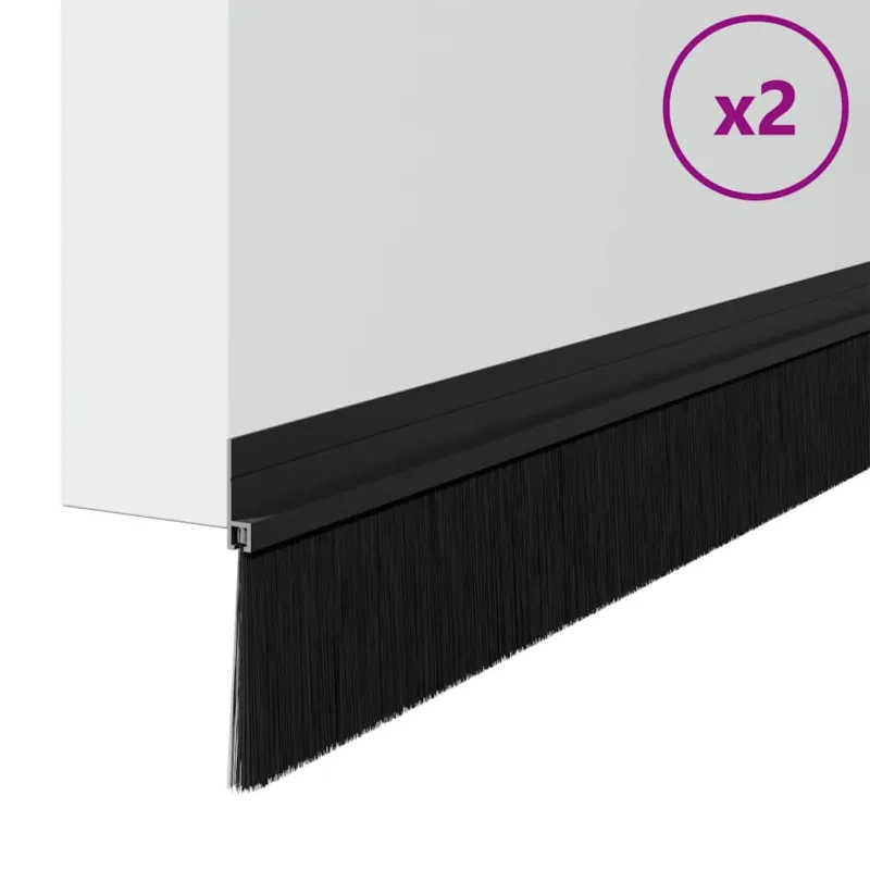 Savarankiškai klijuojami durų šepetėlių sandarikliai 2 pcs