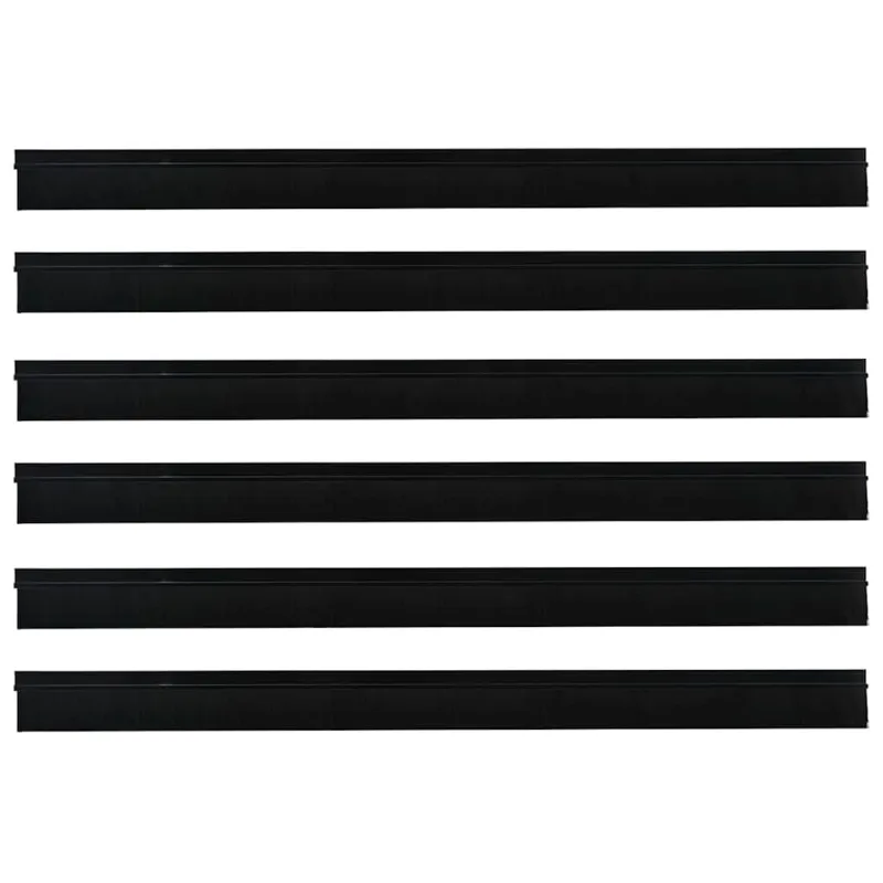 Savarankiškai klijuojami durų šepetėlių sandarikliai 6 pcs