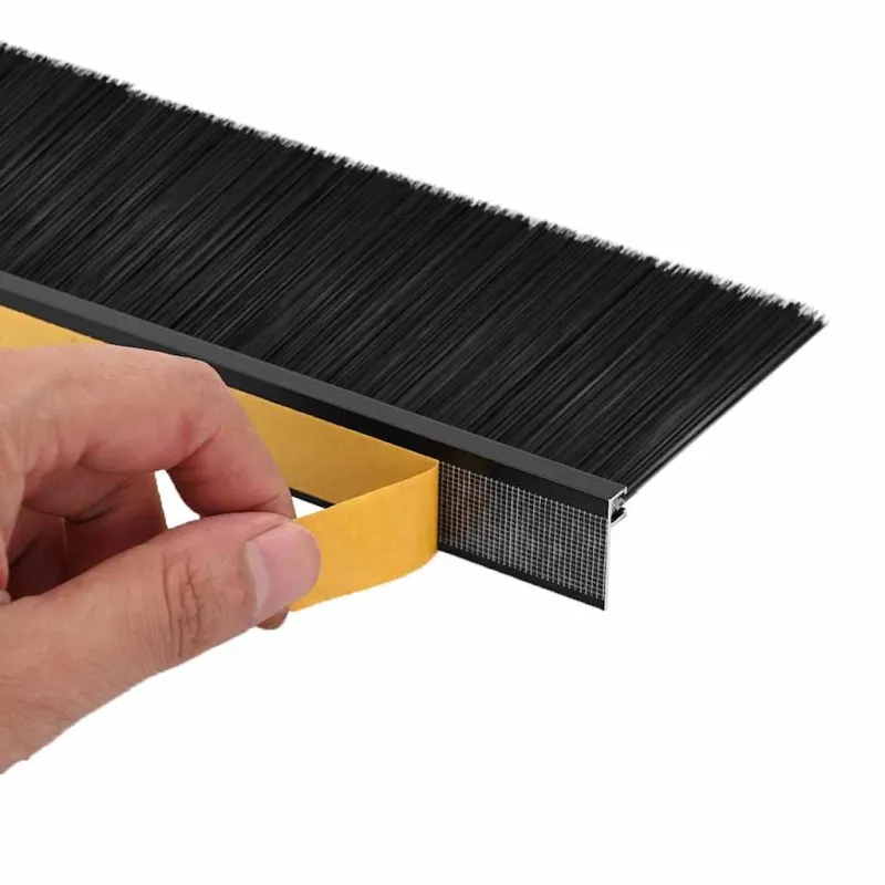 Savarankiškai klijuojami durų šepetėlių sandarikliai 6 pcs