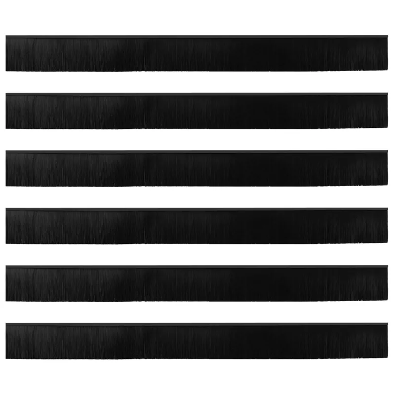 Savarankiškai klijuojami durų šepetėlių sandarikliai 6 pcs