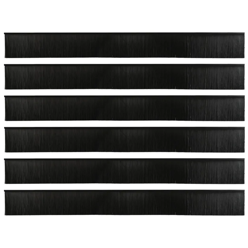 Savarankiškai klijuojami durų šepetėlių sandarikliai 6 pcs