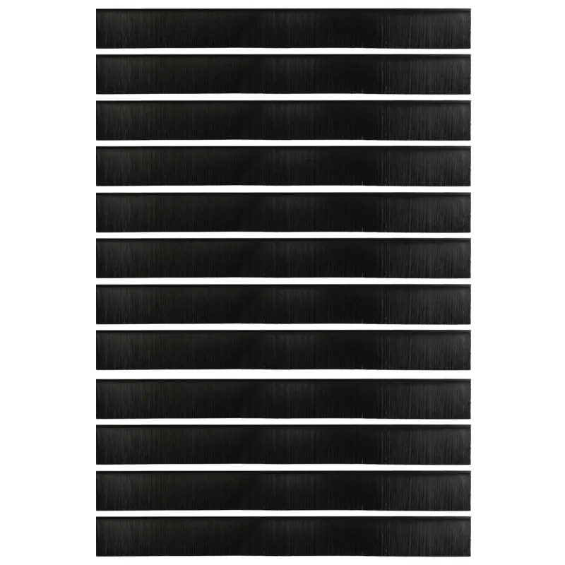 Savarankiškai klijuojami durų šepetėlių sandarikliai 12 pcs