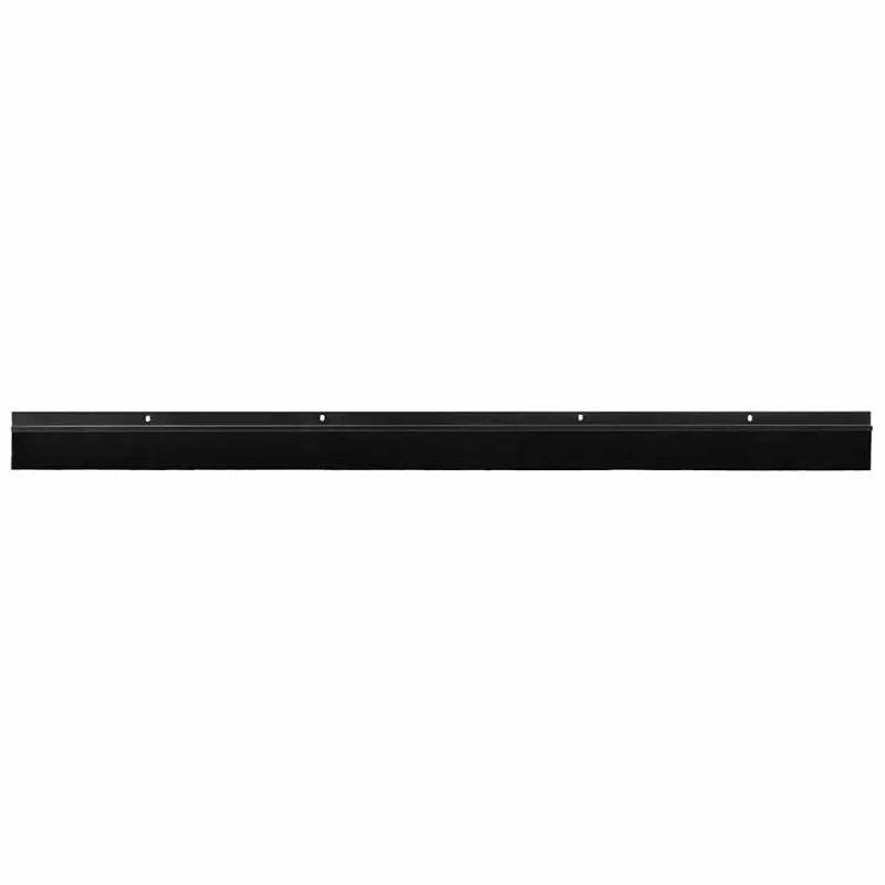 Sukabinamų durų šepetėlių sandarikliai 2 pcs Juoda 100 cm