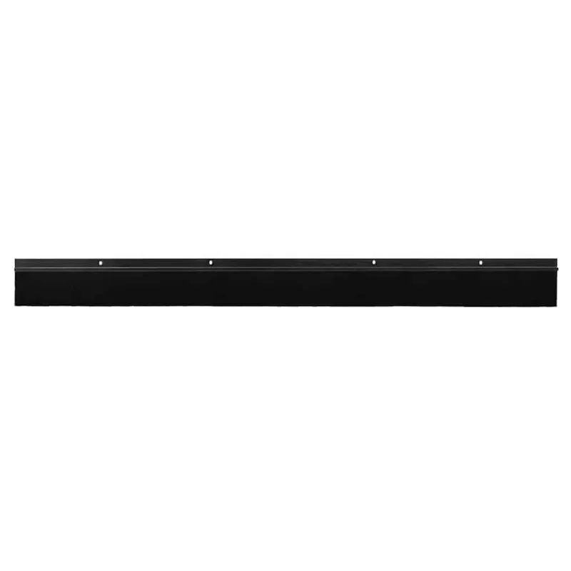 Sukabinamų durų šepetėlių sandarikliai 2 pcs Juoda 100 cm