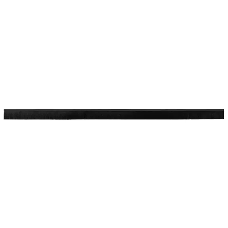 Sukabinamų durų šepetėlių sandarikliai 6 pcs Juoda 100 cm