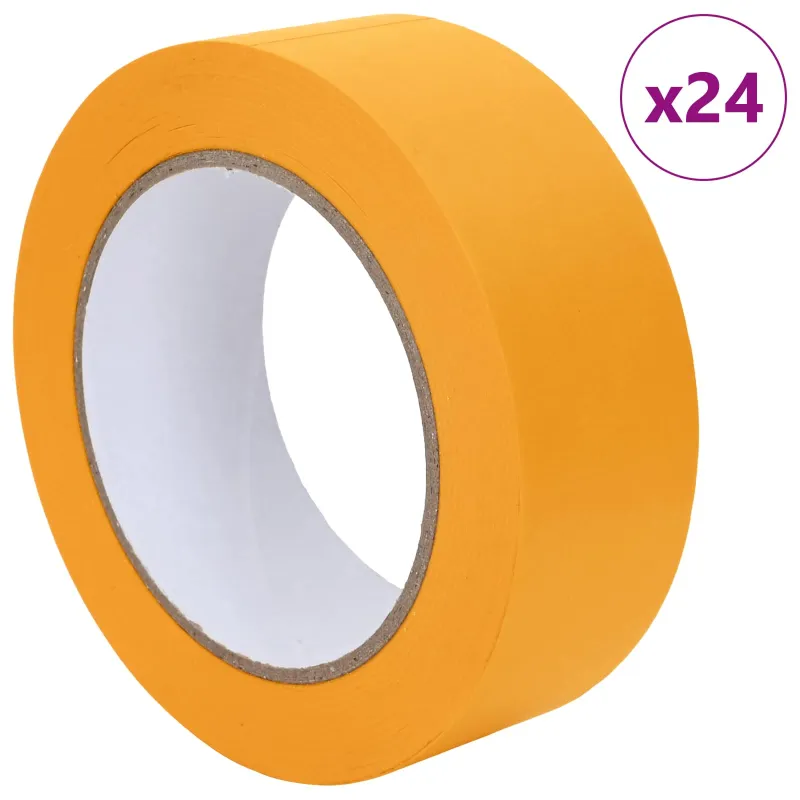 Dažytojo maskavimo juostos 24 pcs Geltona 38mm x 50m Popierius