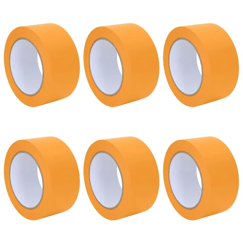 Dažytojo maskavimo juostos 6 pcs Geltona 50mm x 50m Popierius