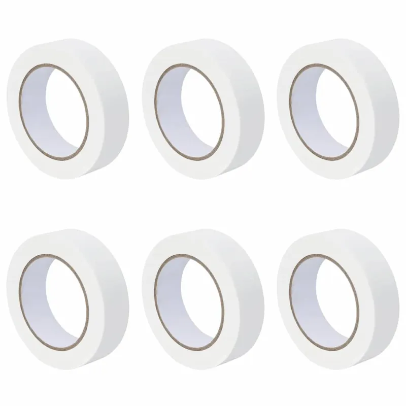 Dažytojo maskavimo juostos 6 pcs Balta 30mm x 50m Popierius