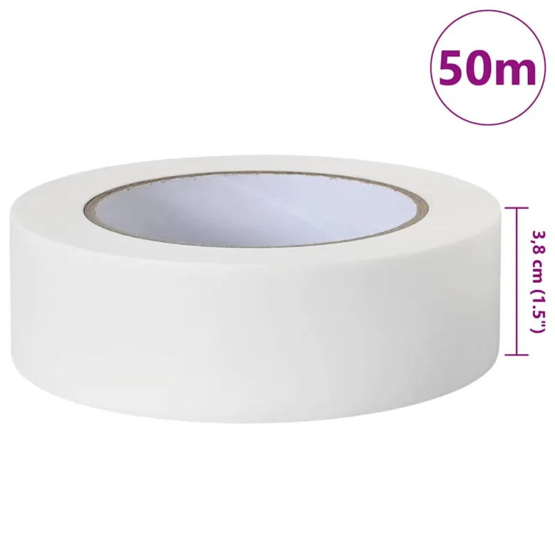 Dažytojo maskavimo juostos 24 pcs Balta 38mm x 50m Popierius