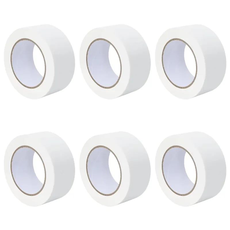 Dažytojo maskavimo juostos 6 pcs Balta 50mm x 50m Popierius