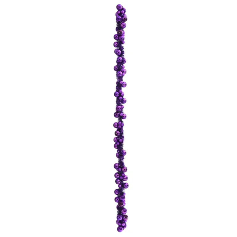 Kalėdų rutulių girlianda Alyvos 186 cm Polystirenas