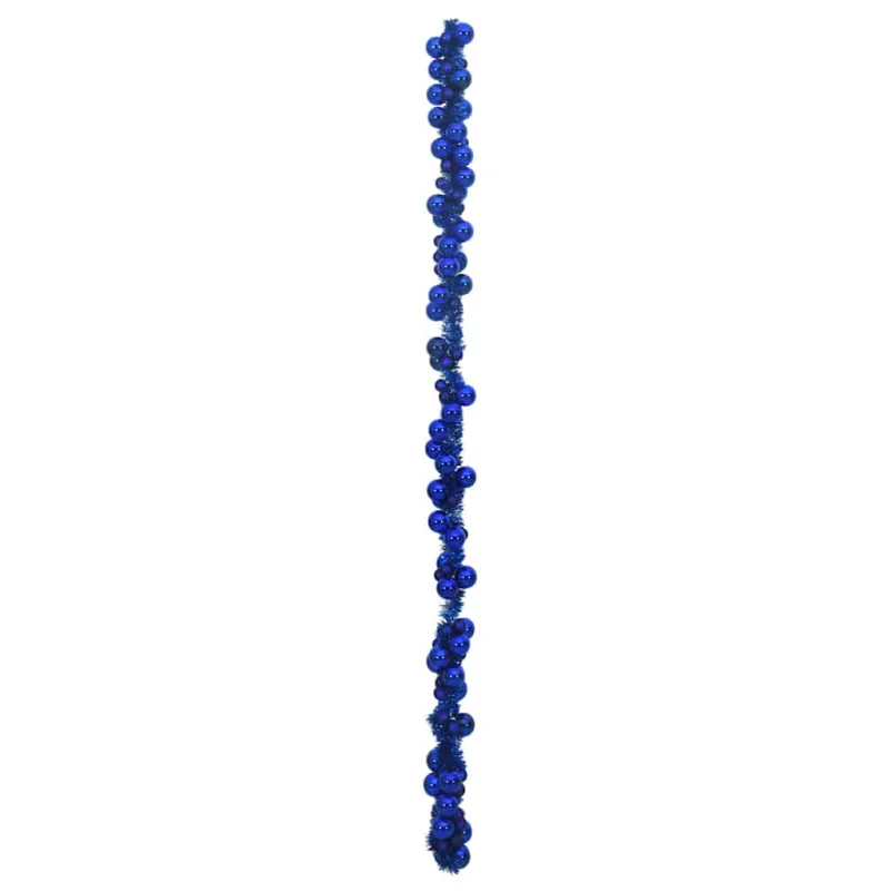 Kalėdų rutulių girlianda Mėlyna 186 cm Polystirenas