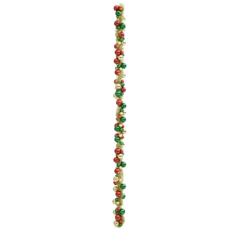 Kalėdų rutulių girlianda Įvairiaspalvis 186 cm Polystirenas
