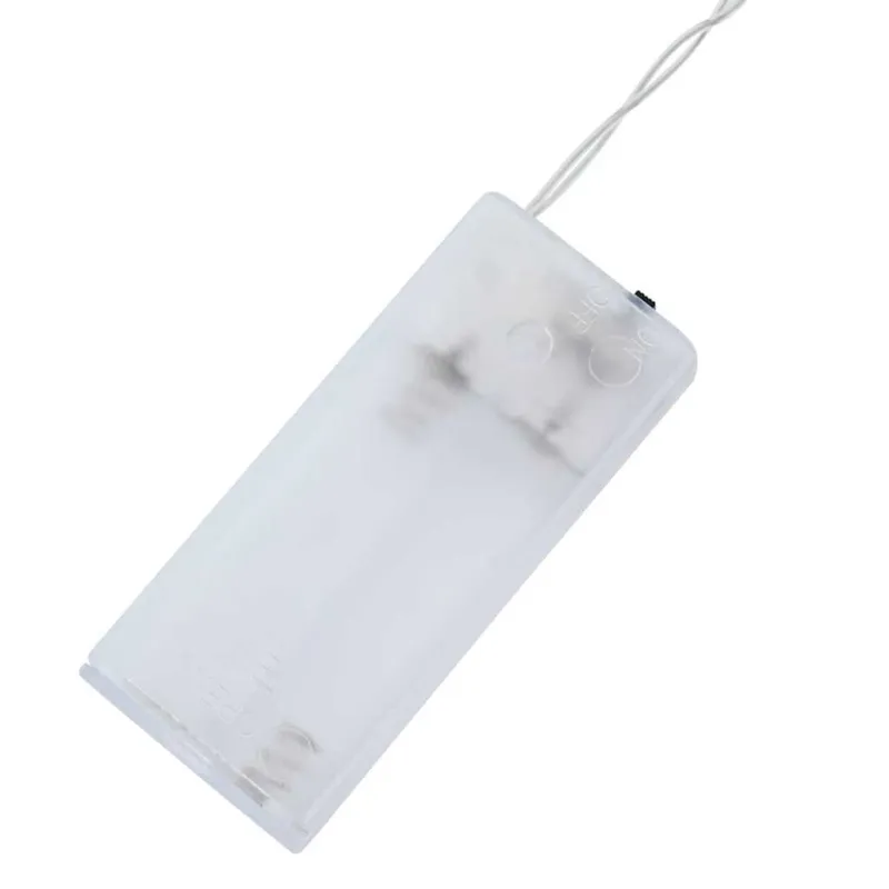 Kalėdų žvakių arkos su 10 LED žvakių Balta 47 x 5 x 29 cm