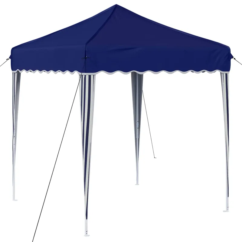 Pop-up šventinis palapinė 195 x 195 x 245 cm Mėlyna