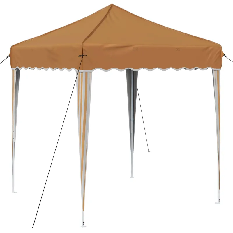 Pop-up šventinis palapinė 195 x 195 x 245 cm Smėlio