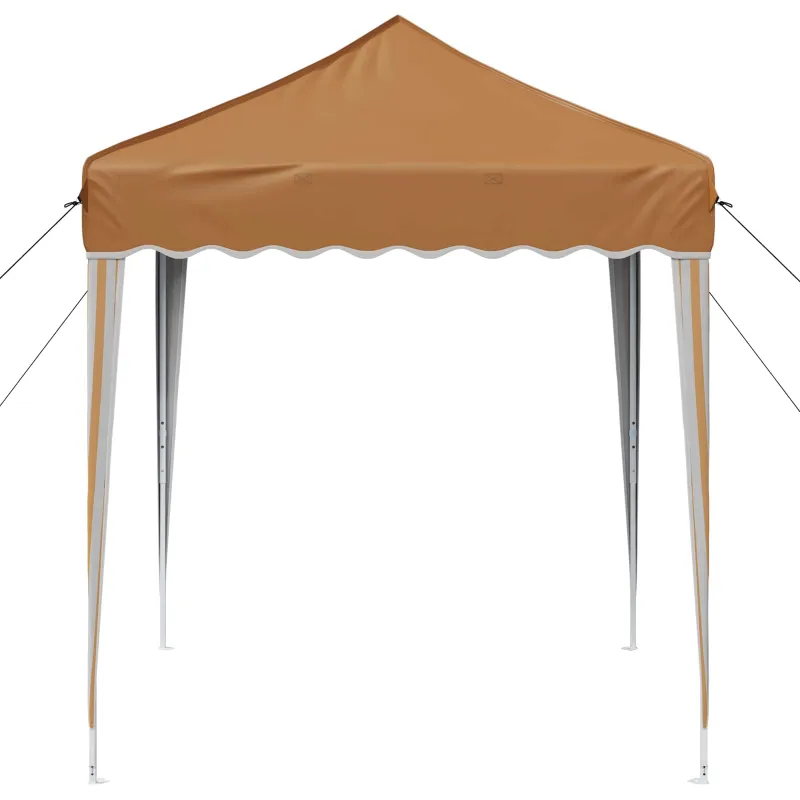 Pop-up šventinis palapinė 195 x 195 x 245 cm Smėlio