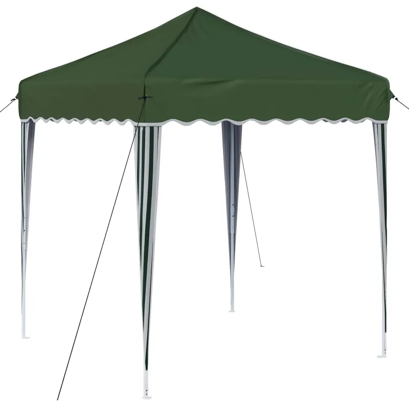 Pop-up šventinis palapinė 195 x 195 x 245 cm Žalia