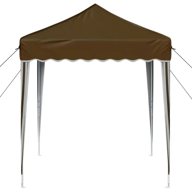 Pop-up šventinis palapinė 195 x 195 x 245 cm Taupe
